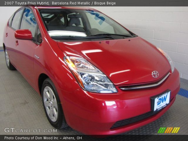 2007 Toyota Prius Hybrid in Barcelona Red Metallic