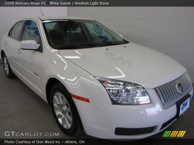 2008 Mercury Milan V6 in White Suede