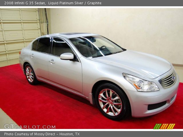 2008 Infiniti G 35 Sedan in Liquid Platinum Silver