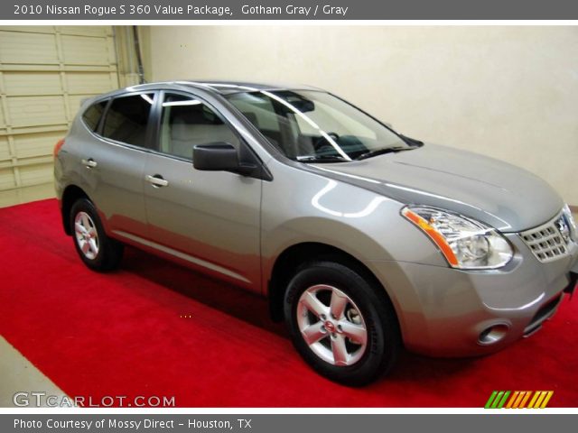 2010 Nissan Rogue S 360 Value Package in Gotham Gray