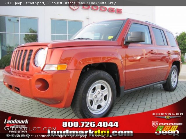 2010 Jeep Patriot Sport in Sunburst Orange Pearl