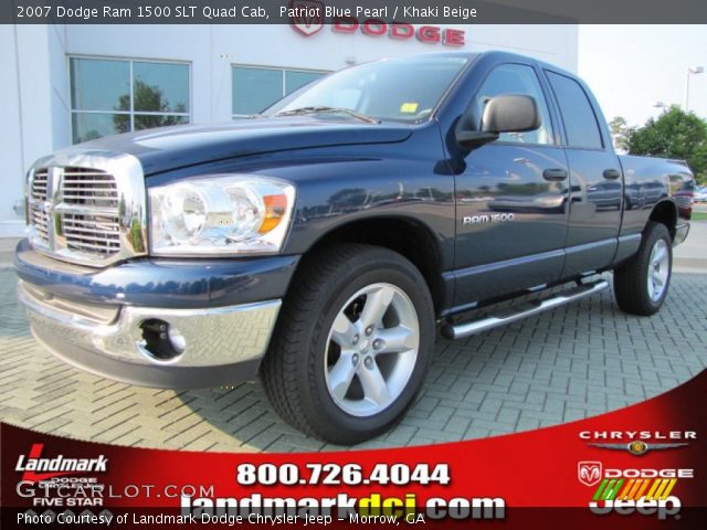 2007 Dodge Ram 1500 SLT Quad Cab in Patriot Blue Pearl