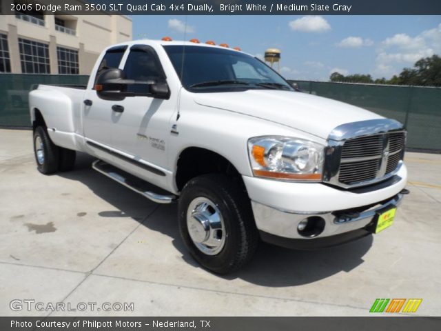 2006 Dodge Ram 3500 SLT Quad Cab 4x4 Dually in Bright White
