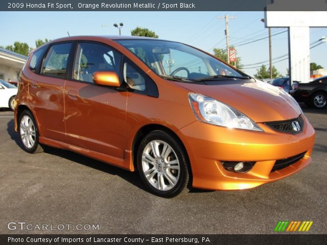 2009 Honda fit orange #4