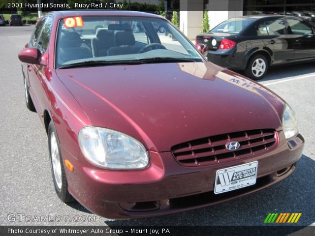 2001 Hyundai Sonata  in Ruby Red