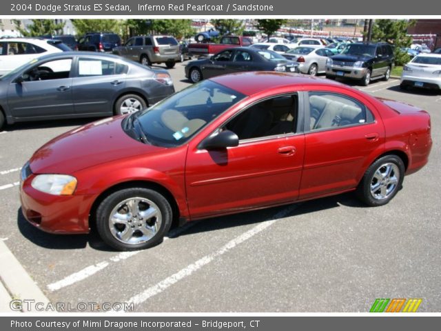 2004 Dodge Stratus ES Sedan in Inferno Red Pearlcoat