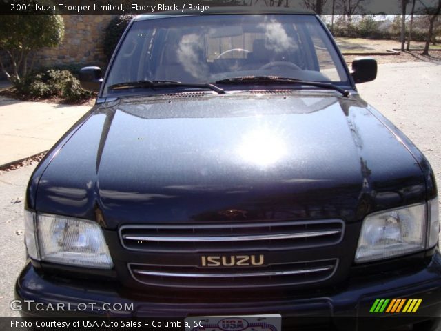 2001 Isuzu Trooper Limited in Ebony Black