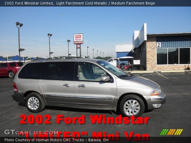 2002 Ford Windstar Limited in Light Parchment Gold Metallic