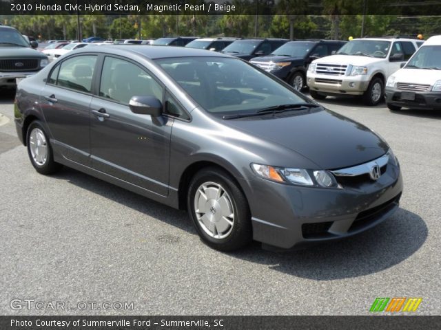 2010 Honda Civic Hybrid Sedan in Magnetic Pearl