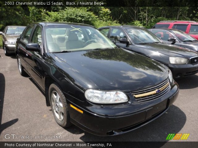 2003 Chevrolet Malibu LS Sedan in Black