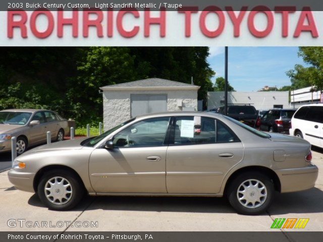 2003 Buick Century Custom in Light Sandrift Metallic