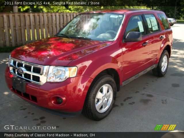 2011 Ford Escape XLS 4x4 in Sangria Red Metallic