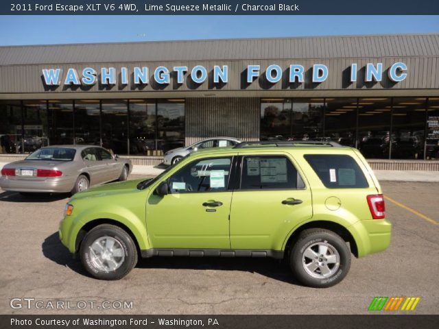 2011 Ford Escape XLT V6 4WD in Lime Squeeze Metallic