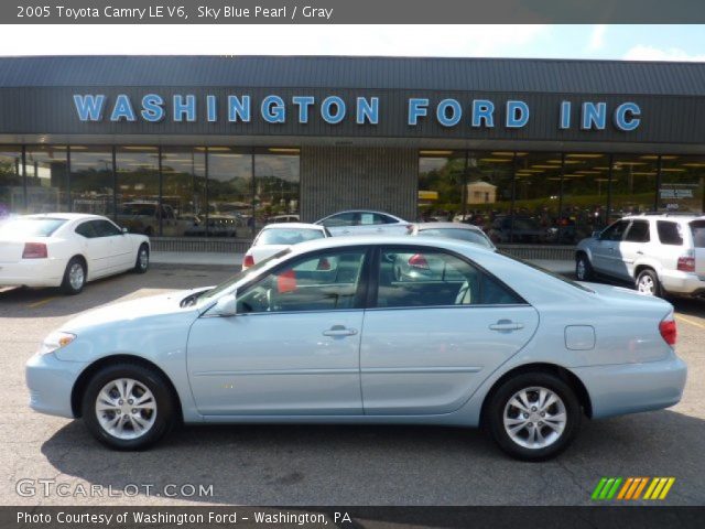 2005 Toyota Camry LE V6 in Sky Blue Pearl