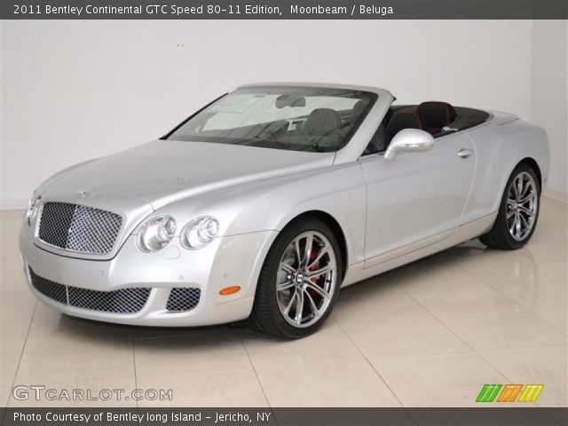 2011 Bentley Continental GTC Speed 80-11 Edition in Moonbeam