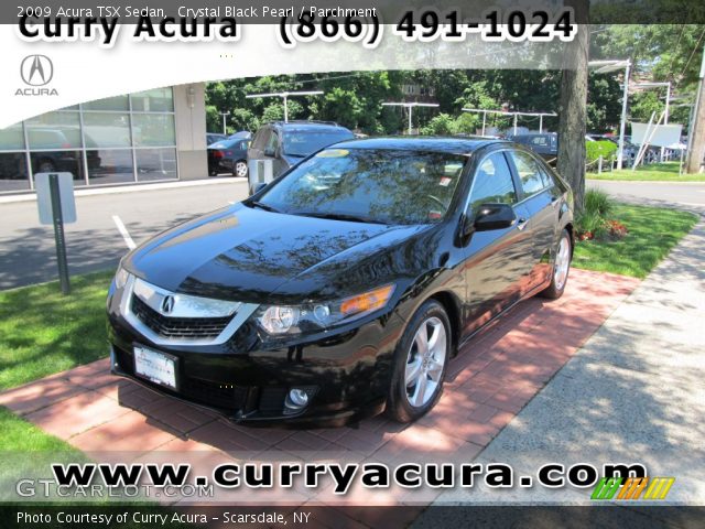 2009 Acura TSX Sedan in Crystal Black Pearl