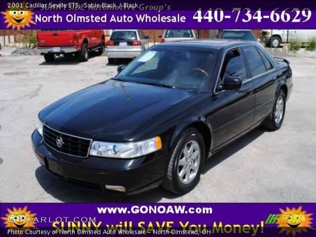 2001 Cadillac Seville STS in Sable Black