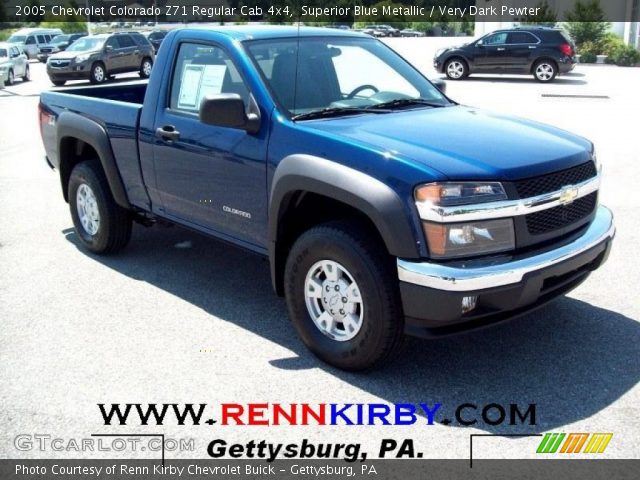2005 Chevrolet Colorado Z71 Regular Cab 4x4 in Superior Blue Metallic