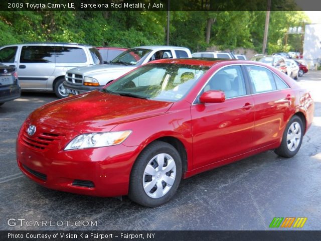 2009 Toyota Camry LE in Barcelona Red Metallic