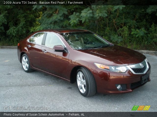 2009 Acura TSX Sedan in Basque Red Pearl