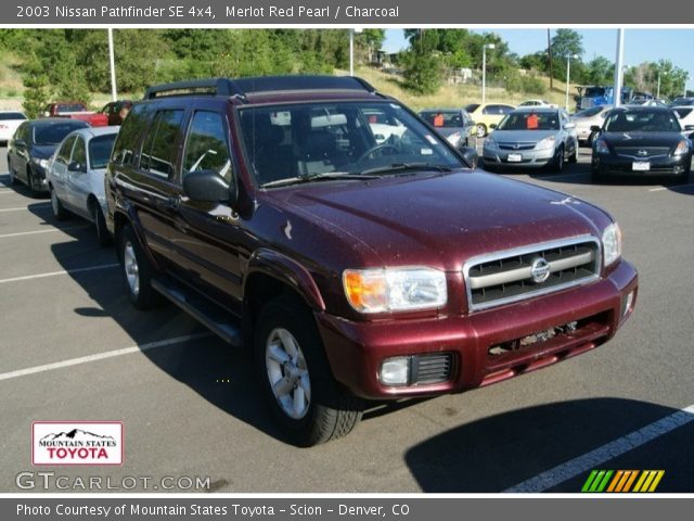 2003 Nissan Pathfinder SE 4x4 in Merlot Red Pearl