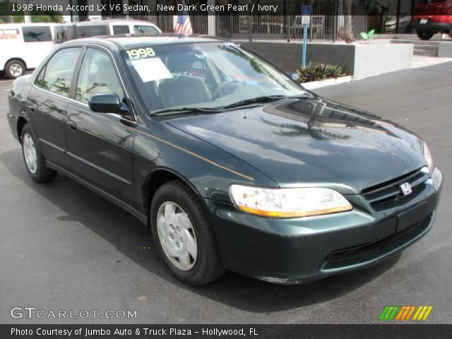 1998 Honda Accord LX V6 Sedan in New Dark Green Pearl