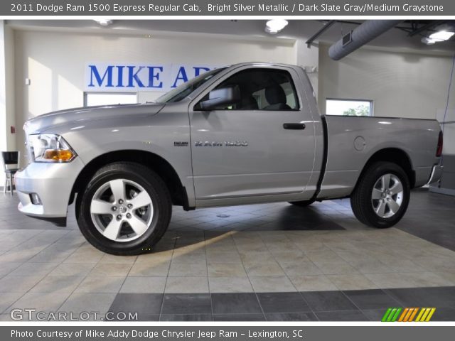 2011 Dodge Ram 1500 Express Regular Cab in Bright Silver Metallic