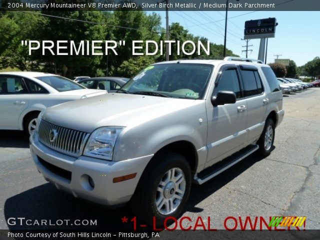 2004 Mercury Mountaineer V8 Premier AWD in Silver Birch Metallic