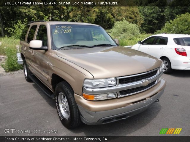 2001 Chevrolet Tahoe LS 4x4 in Sunset Gold Metallic