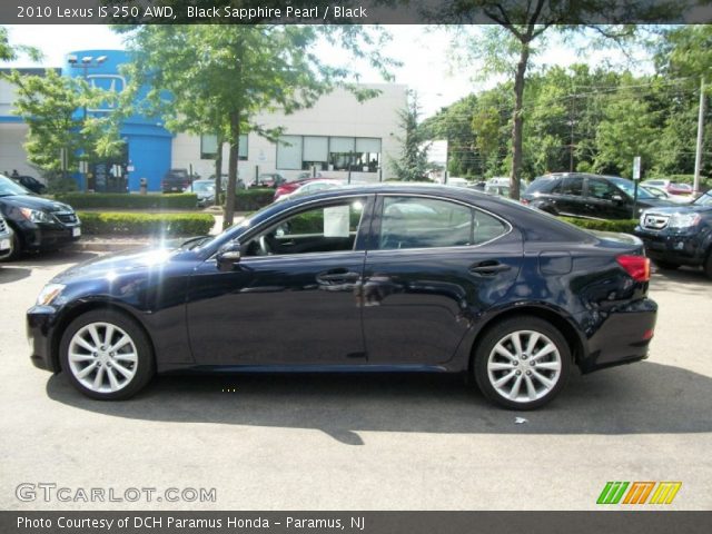 2010 Lexus IS 250 AWD in Black Sapphire Pearl