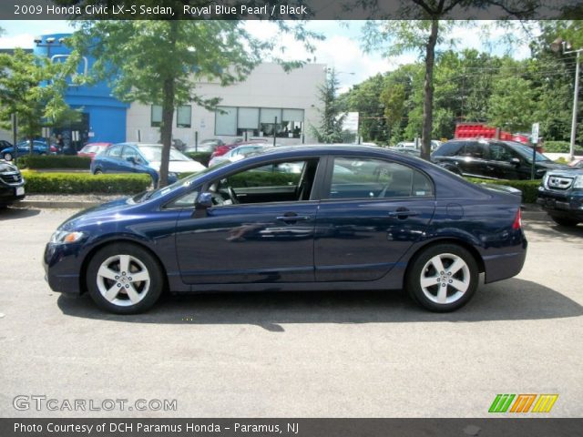2009 Honda Civic LX-S Sedan in Royal Blue Pearl
