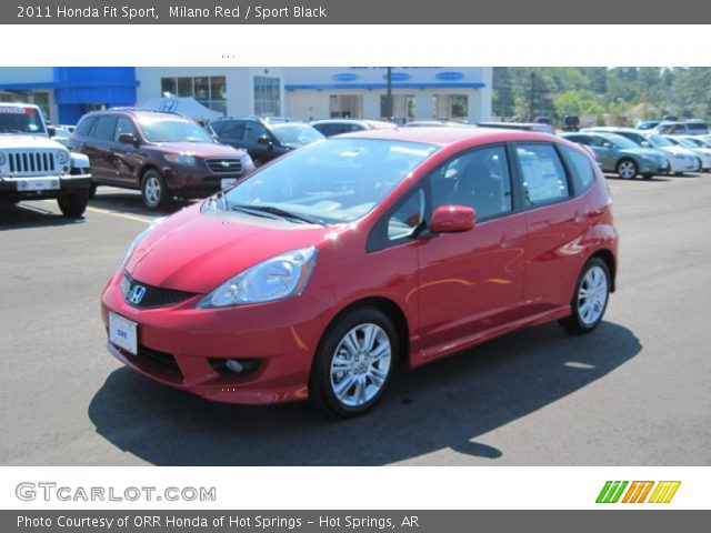2011 Honda Fit Sport in Milano Red