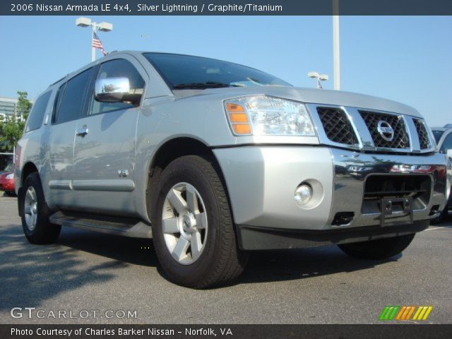 2006 Nissan Armada LE 4x4 in Silver Lightning