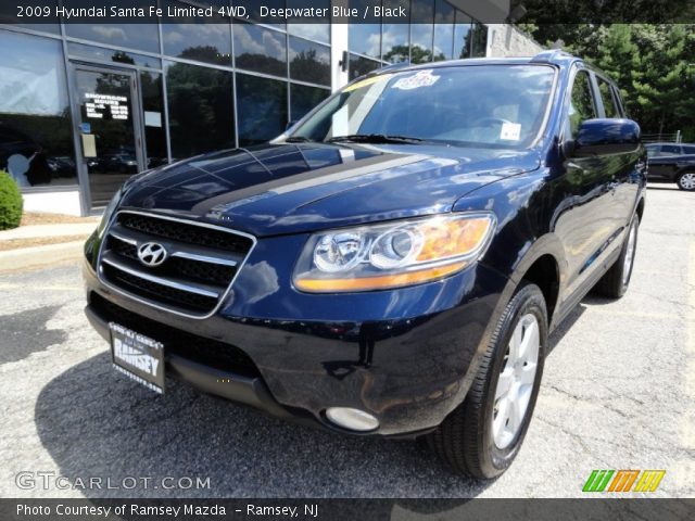 2009 Hyundai Santa Fe Limited 4WD in Deepwater Blue