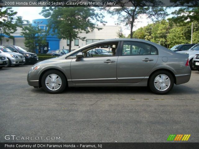 2008 Honda Civic Hybrid Sedan in Galaxy Gray Metallic