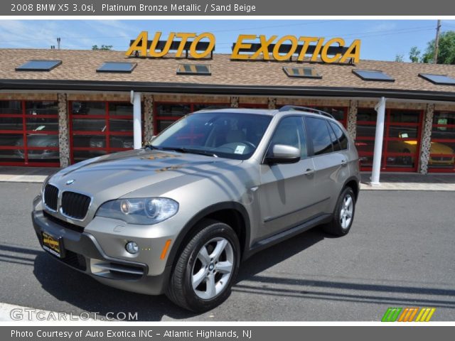 2008 BMW X5 3.0si in Platinum Bronze Metallic