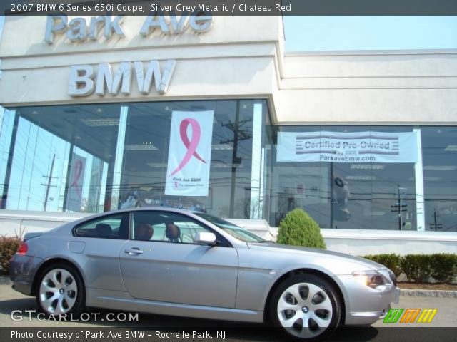 2007 BMW 6 Series 650i Coupe in Silver Grey Metallic
