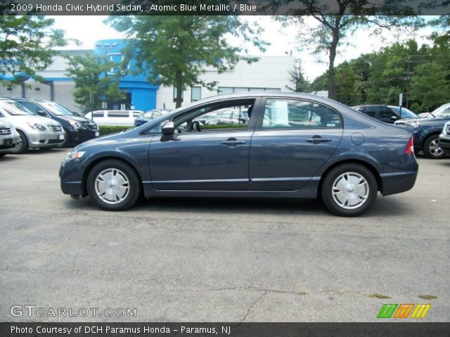 2009 Honda Civic Hybrid Sedan in Atomic Blue Metallic