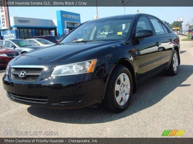 2008 Hyundai Sonata GLS in Ebony Black