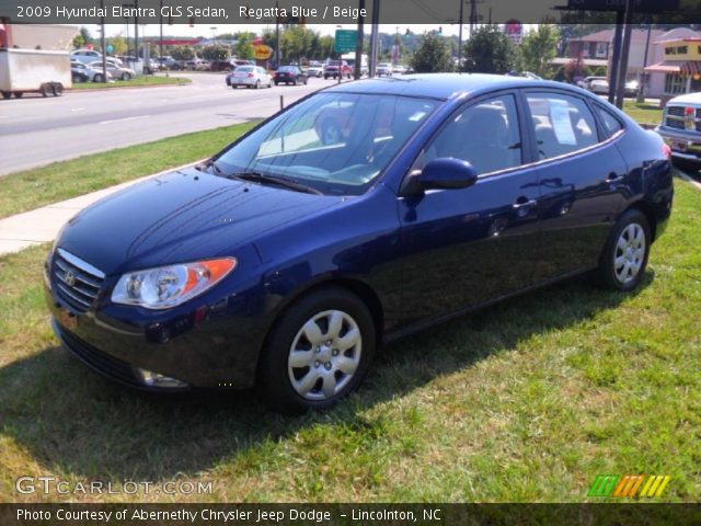 2009 Hyundai Elantra GLS Sedan in Regatta Blue