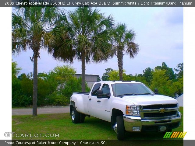 2009 Chevrolet Silverado 3500HD LT Crew Cab 4x4 Dually in Summit White