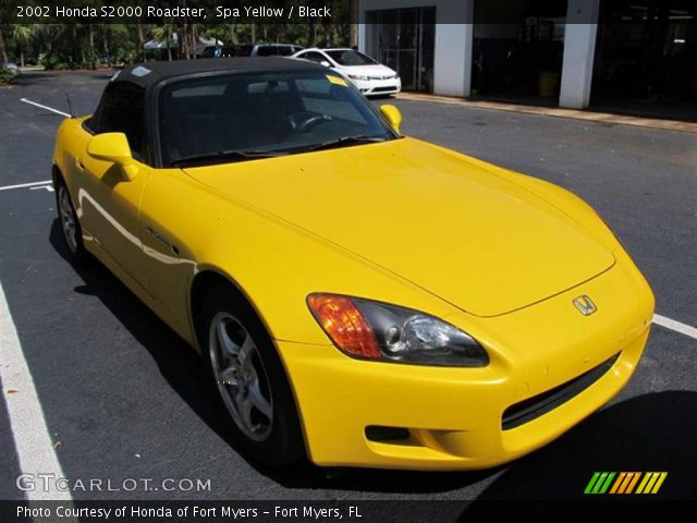 2002 Honda S2000 Roadster in Spa Yellow