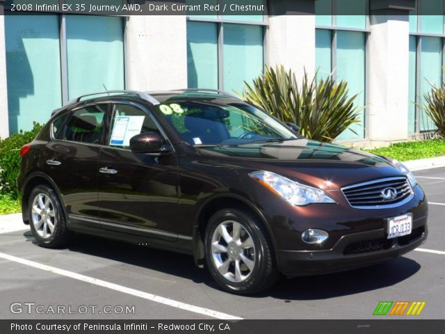 2008 Infiniti EX 35 Journey AWD in Dark Currant Red