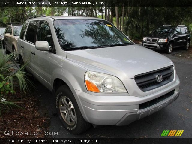 2003 Honda Pilot EX 4WD in Starlight Silver Metallic