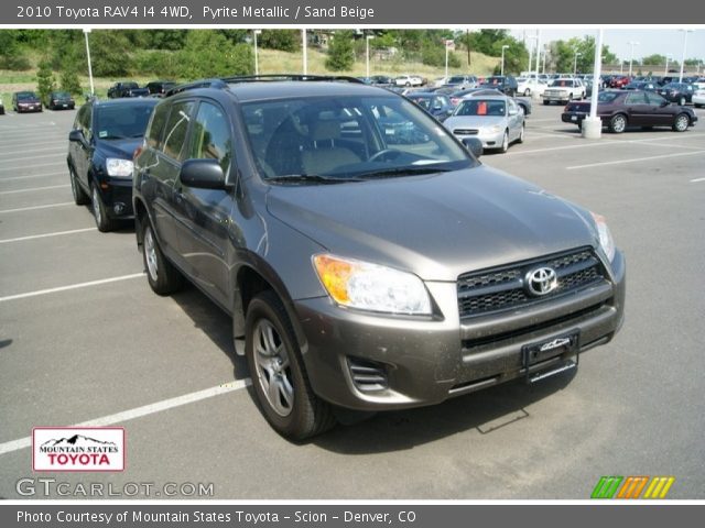 2010 Toyota RAV4 I4 4WD in Pyrite Metallic