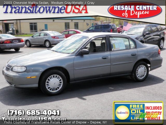 2003 Chevrolet Malibu Sedan in Medium Gray Metallic