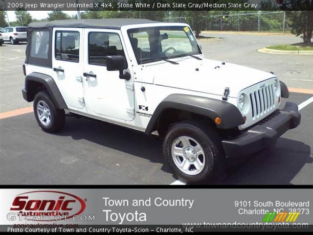 2009 Jeep Wrangler Unlimited X 4x4 in Stone White