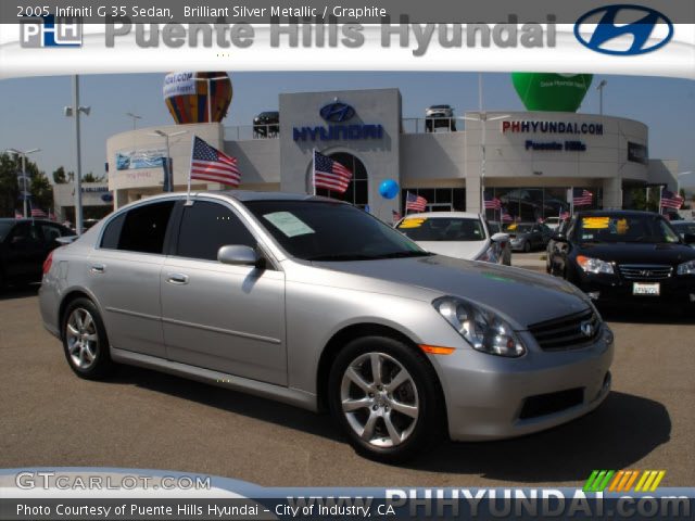 2005 Infiniti G 35 Sedan in Brilliant Silver Metallic