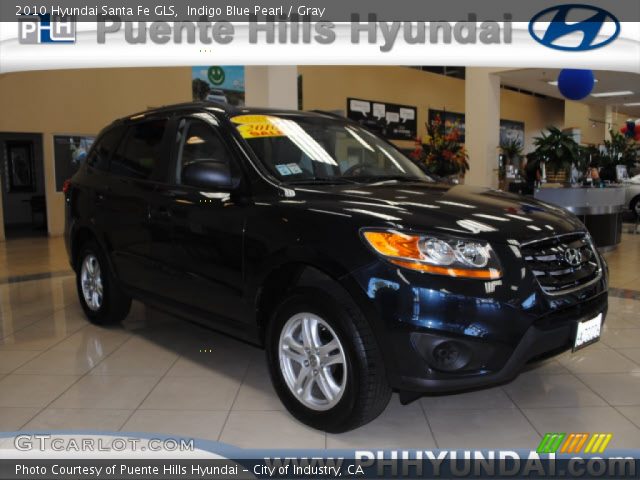 2010 Hyundai Santa Fe GLS in Indigo Blue Pearl