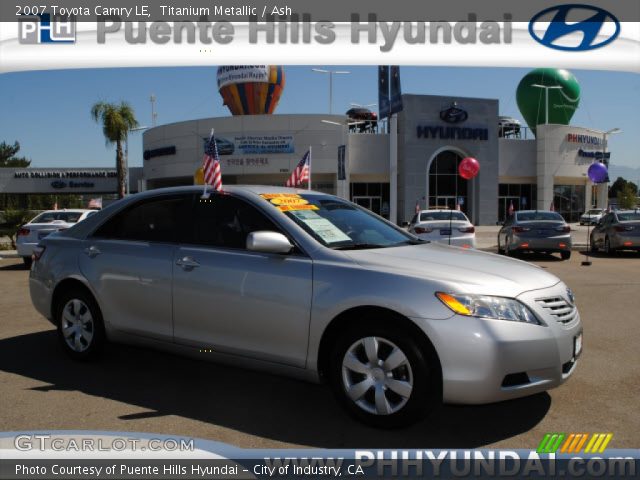 2007 Toyota Camry LE in Titanium Metallic